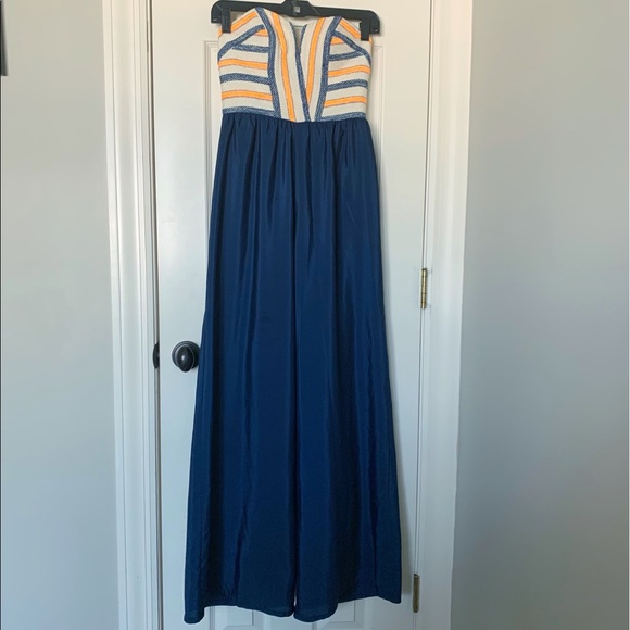 Anthropologie Pants - Anthropologie strapless wide leg jumpsuit by Hutch, size 6